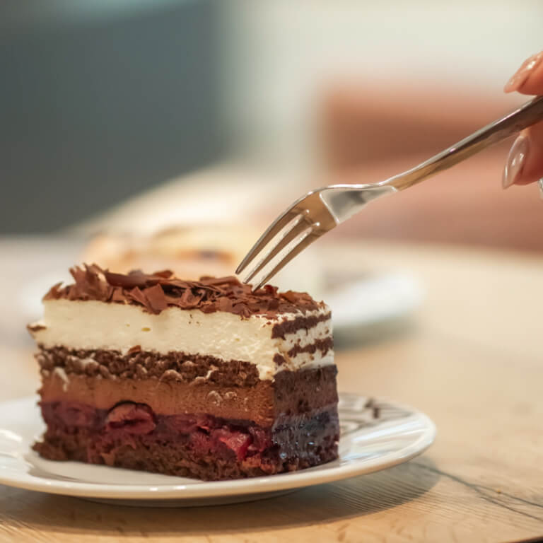 Kostka czarny las - Kostki - Ciasta deserowe - Zdjęcie 1