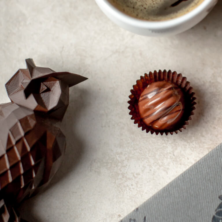 Pralina Amaretto - Praliny - Galanteria czekoladowa - Zdjęcie 3