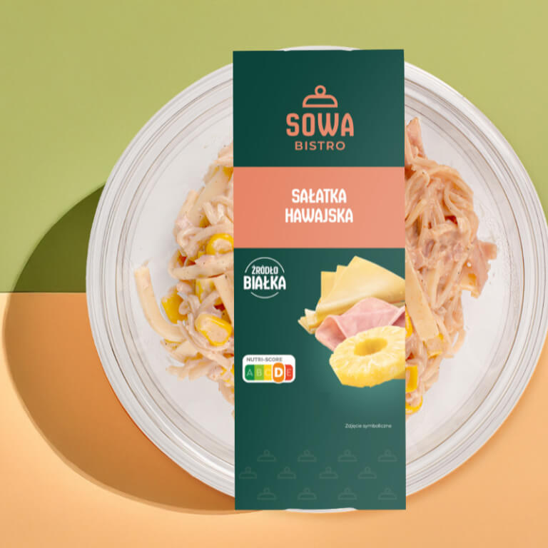 Sałatka hawajska - Sałatki - Sowa Bistro - Zdjęcie 1