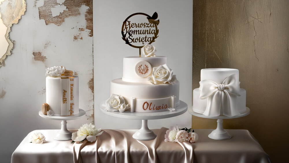 Torty komunijne z efektem wow: przegląd najciekawszych propozycji na 2025 rok