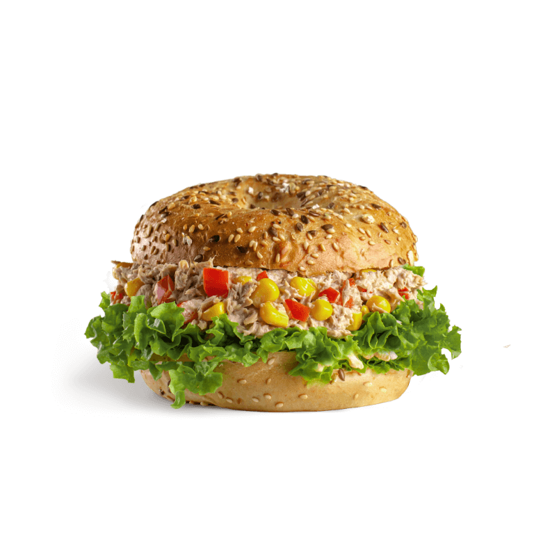 БЕЙГЛ З ТУНЦЕВОЮ ПАСТОЮ